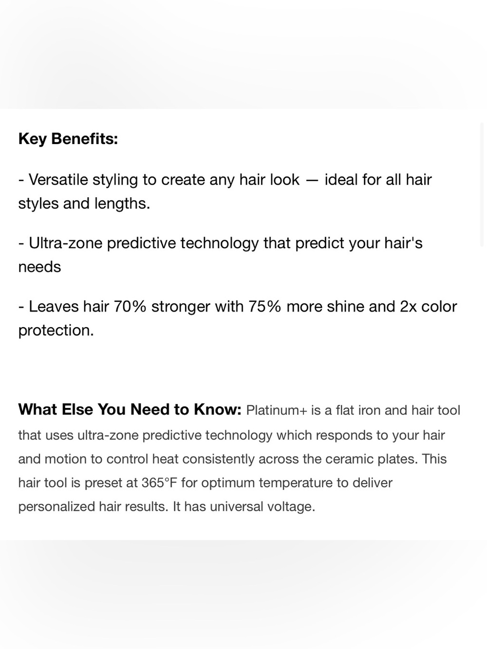 $320. ghd “Good Hair Day” Platinum+ Professional 1” Smart Styler NEW Open Box - Picture 10 of 16